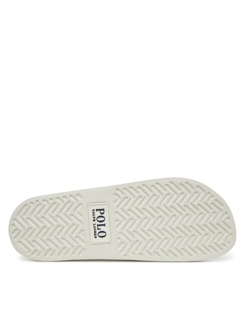 POLO SLIDE Hausschuhe Heritage Bear &ndash; Deckwash-Wei&szlig; - Schuhe Unisex