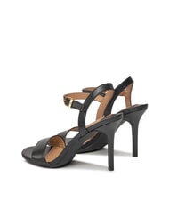 RALPH LAUREN GWEN Hohe Ledersandalen SCHWARZ - Damenschuhe - 5