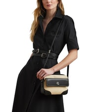 RALPH LAUREN MARCY Kameratasche aus Stroh mit Tasche hellnatur/schwarz - Damentaschen - 6