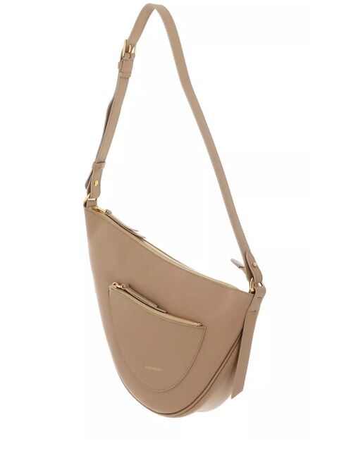 SNUGGIE Umh&auml;ngetasche, Leder fre.beige/sunri - Damentaschen