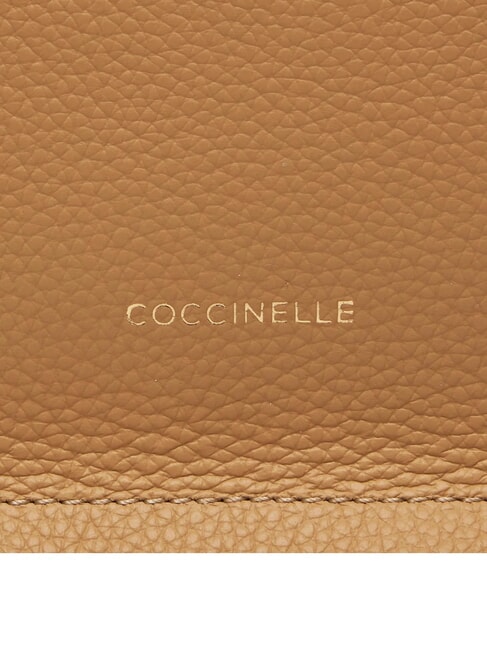 SNIP Umh&auml;ngetasche aus geh&auml;mmertem Leder fre.beige/sunri - Damentaschen