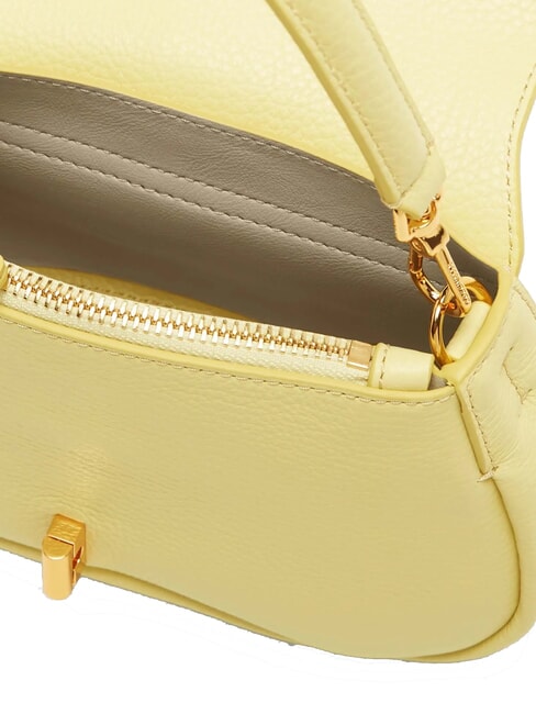 HIMMA Minitasche aus strukturiertem Leder Kalkw&auml;sche - Damentaschen