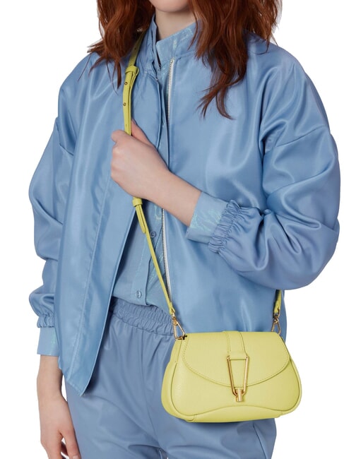 HIMMA Minitasche aus strukturiertem Leder Kalkw&auml;sche - Damentaschen