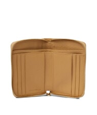 COCCINELLE METALLIC SOFT metallic soft portafoglio pelle martellata Geldb&ouml;rse mit umlaufendem Rei&szlig;verschluss - Brieftaschen Damen