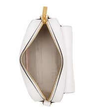 COCCINELLE BEAT SOFT Minitasche aus strukturiertem Leder strahlend wei&szlig; - Damentaschen - 3