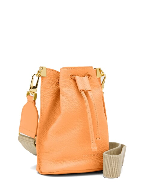HYLE Mini Bucket-Umh&auml;ngetasche aus Leder Sonnenaufgang - Damentaschen