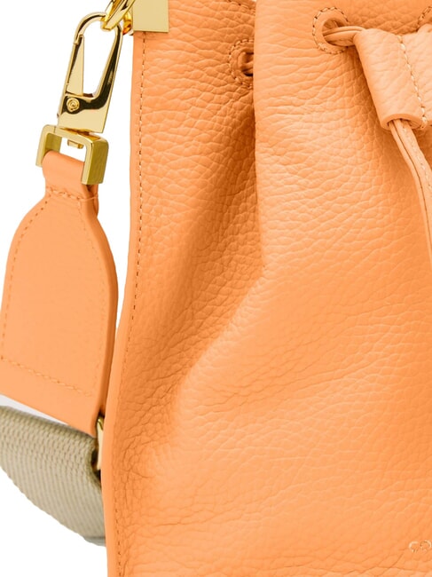 HYLE Mini Bucket-Umh&auml;ngetasche aus Leder Sonnenaufgang - Damentaschen