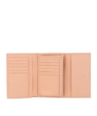 COCCINELLE METALLIC SOFT Bifold-Brieftasche aus geh&auml;mmertem Leder Sonnenaufgang - Brieftaschen Damen - 2