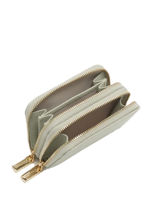 METALLIC SOFT  Kleine Geldb&ouml;rse mit Rundum-Rei&szlig;verschluss Seladongr&uuml;n - Brieftaschen Damen