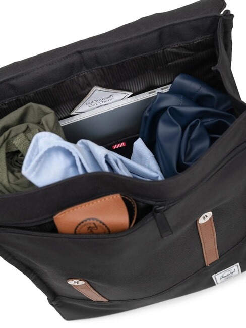 SURVEY  Rucksack aus recyceltem PET SCHWARZ - Rucks&auml;cke f&uuml;r Schule &amp; Freizeit