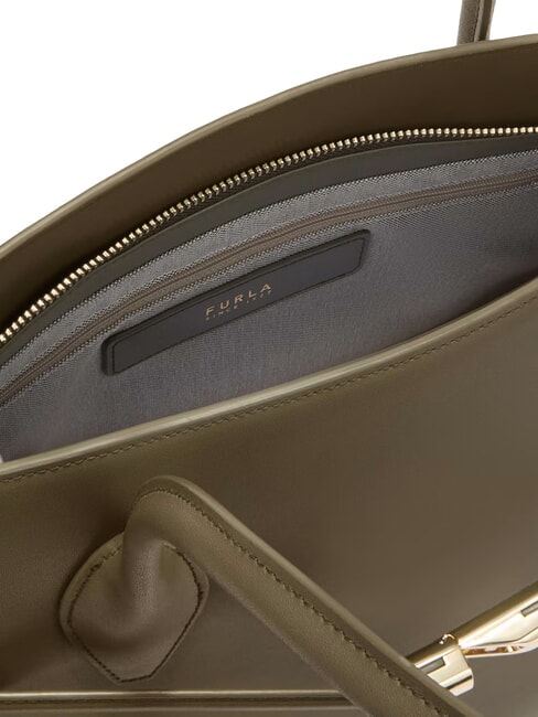 GOCCIA Umh&auml;ngetasche aus Leder Salbei - Damentaschen