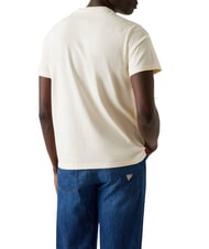 GUESS BOX LOGO T-Shirt mit gesticktem Logo Perlwei&szlig; - Herren-T-Shirts - 2