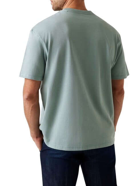 PATCH AT CHEST  Baumwoll-T-Shirt voll grau - Herren-T-Shirts