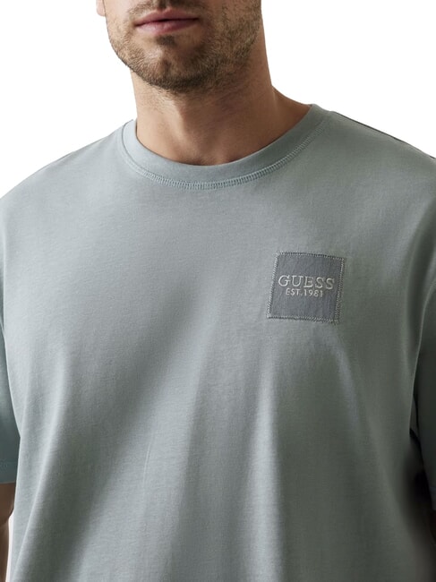 PATCH AT CHEST  Baumwoll-T-Shirt voll grau - Herren-T-Shirts