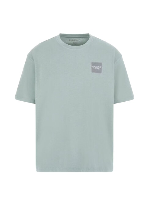 PATCH AT CHEST  Baumwoll-T-Shirt voll grau - Herren-T-Shirts