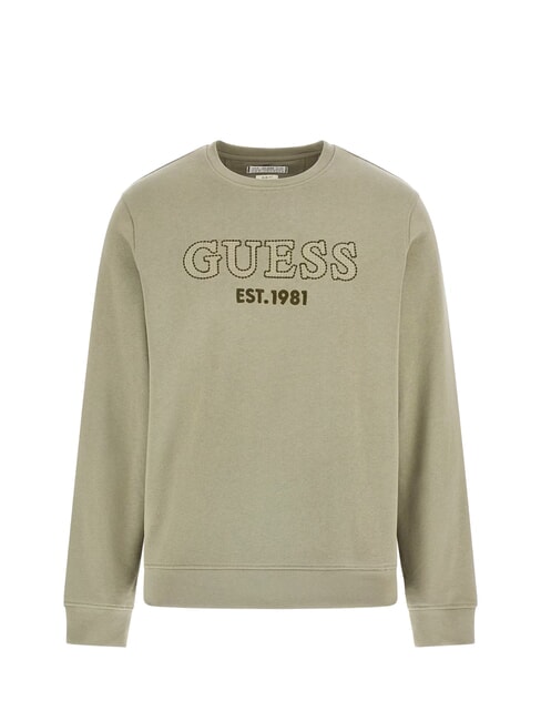 BEAU  Sweatshirt mit Rundhalsausschnitt moosgr&uuml;n - Sweatshirts Herren