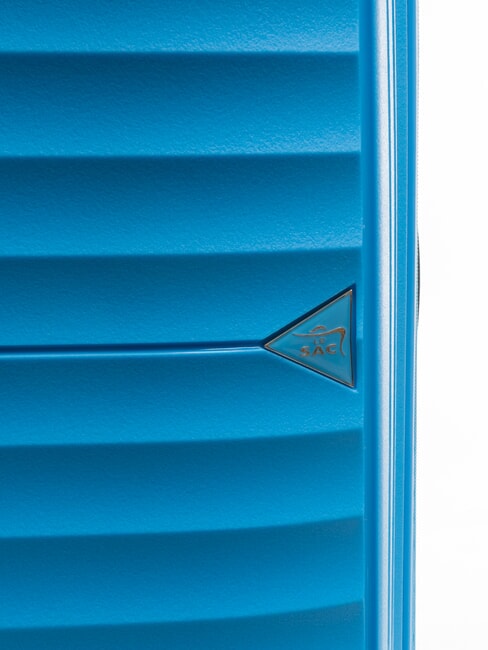 AIR FLOW Gro&szlig;er erweiterbarer Trolley Seeblau - Harte Trolleys