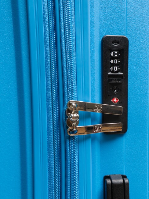 AIR FLOW 3er-Set Trolleys: Kabine, mittel, gro&szlig; Seeblau - Trolleyset