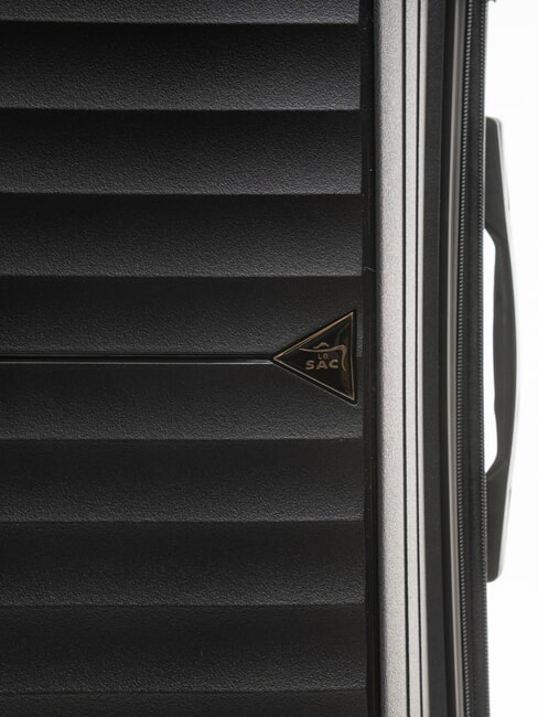 AIR FLOW Gro&szlig;er erweiterbarer Trolley Schwarz - Harte Trolleys