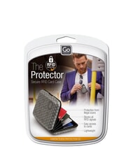 GO TRAVEL GO  Starrer RFID-blockierender Kartenhalter Schwarz - Reisezubeh&ouml;r - 3