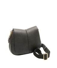 GIANNI CHIARINI HELENA ROUND Ledertasche mit doppeltem Schultergurt Schwarz - Damentaschen - 2