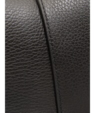 GIANNI CHIARINI HELENA ROUND Ledertasche mit doppeltem Schultergurt Schwarz - Damentaschen - 3