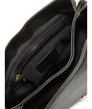 GIANNI CHIARINI HELENA ROUND Kleine Umh&auml;ngetasche aus Leder Schwarz - Damentaschen - 5