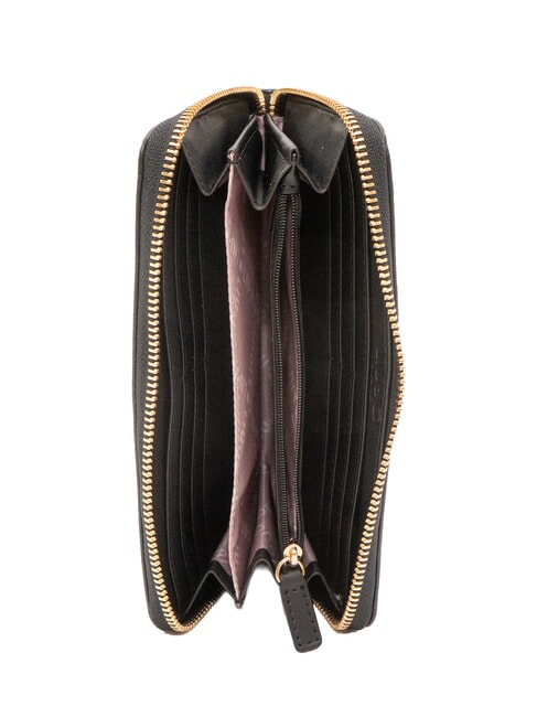 CALIWEN Gro&szlig;e Geldb&ouml;rse mit Rundum-Rei&szlig;verschluss SCHWARZ - Brieftaschen Damen