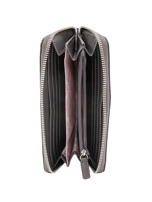 CALIWEN Gro&szlig;e Geldb&ouml;rse mit Rundum-Rei&szlig;verschluss Anthrazit met. - Brieftaschen Damen