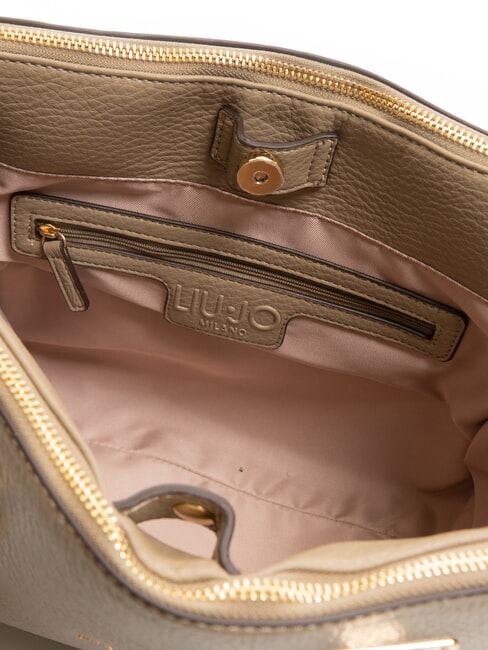 MANHATTAN Mittlere Handtasche W&uuml;stentaupe - Damentaschen