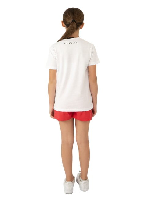 CICAM Komplett mit T-Shirt und Bermudashorts wei&szlig;/rot - Trainingsanz&uuml;ge f&uuml;r Kinder