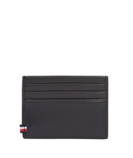 TOMMY HILFIGER TH FOUNDATION Kartenetui aus Leder Schwarz - Brieftaschen Herren - 2