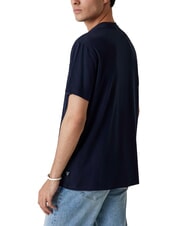 GUESS BSC EMBROIDERY LOGO Baumwoll-T-Shirt mit gesticktem Logo Smart Blue Multi - Herren-T-Shirts - 2