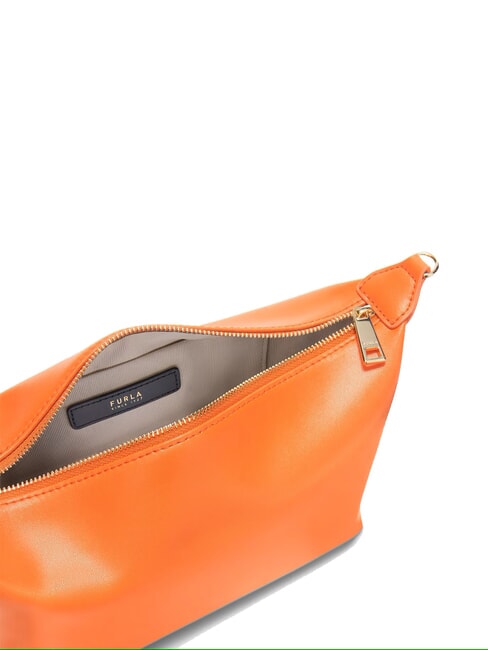 NUVOLA Mini-Schultertasche aus Leder Paprika - Damentaschen