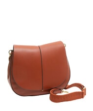 GIANNI CHIARINI HELENA ROUND Kleine Umh&auml;ngetasche aus Leder ziegelrot - Damentaschen - 2
