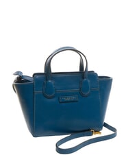 THE BRIDGE ELETTRA Lederhandtasche mit Schultergurt kurze Jeans Gold - Damentaschen - 2