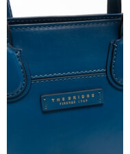 THE BRIDGE ELETTRA Lederhandtasche mit Schultergurt kurze Jeans Gold - Damentaschen - 3