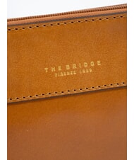 THE BRIDGE DANTE  Leder Necessaire Cognac / Gold - Etuitaschen &amp; Necessaire - 4