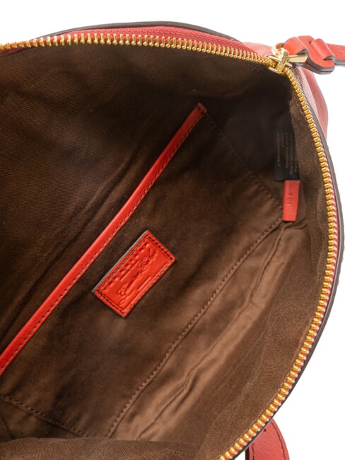 MARGHERITA  G&uuml;rteltasche aus Leder Johannisbeere / Gold - Damentaschen