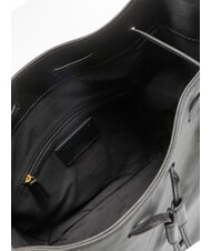 THE BRIDGE CARLOTTA Umh&auml;ngetasche aus Leder mit Taschen Schwarzes Gold - Damentaschen - 5