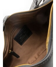 THE BRIDGE DOMITILLA  Umh&auml;ngetasche, Leder Schwarzes Gold - Damentaschen - 4