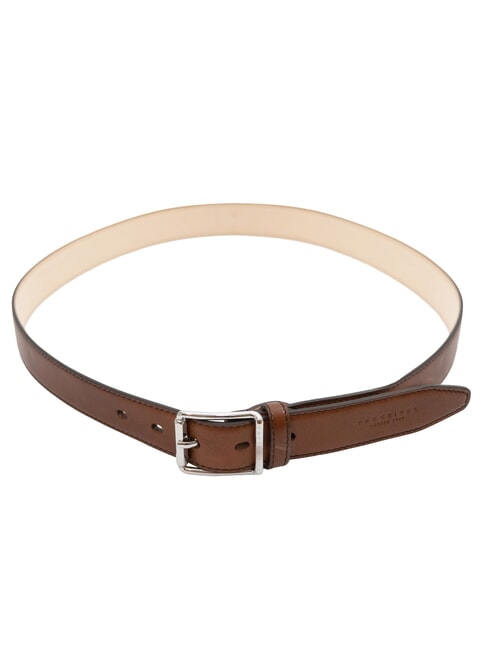 BRUNELLESCHI  Lederg&uuml;rtel Braun / Palladium - G&uuml;rtel