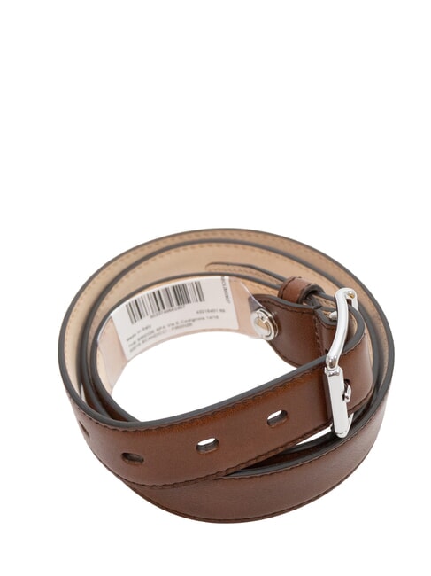 BRUNELLESCHI  Lederg&uuml;rtel Braun / Palladium - G&uuml;rtel