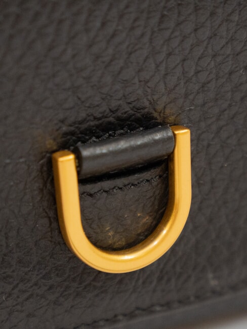 MARISOL Ledertasche mit Doppelfunktion Schwarz - Damentaschen