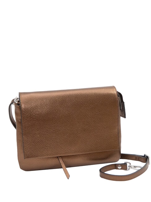 THREE Umh&auml;ngetasche, Leder ger&ouml;stet - Damentaschen