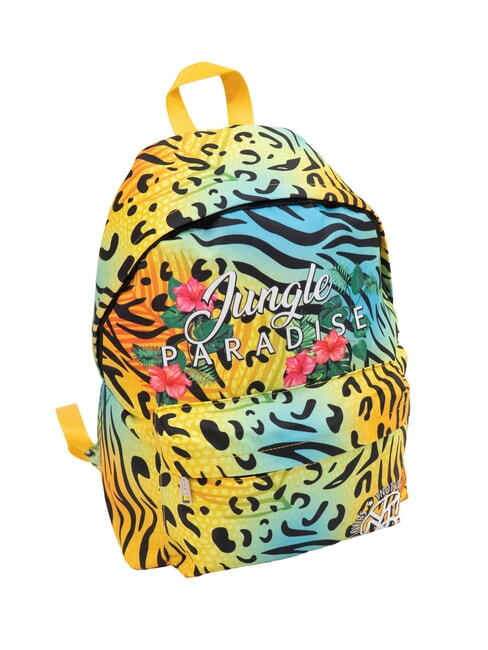 JUNGLE PARADISE Bedruckter Rucksack Gelb - Damentaschen