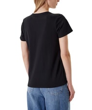 GUESS FLOWER BLING T-Shirt mit Druck und Applikation jetbla - T-Shirts und Tops f&uuml;r Damen - 2