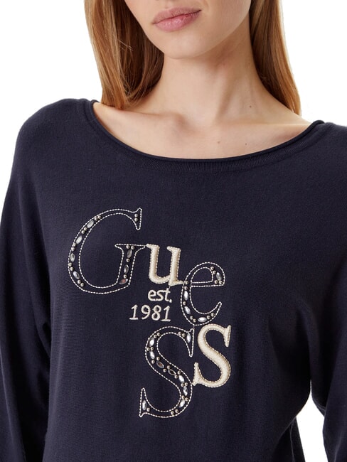 KASSIDY Logo-Pullover jetbla - Damenpullover