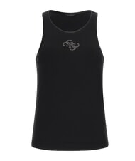 GUESS NEW SL ROUND GUENDALINA 4G-Tanktop mit Strass-Logo jetbla - T-Shirts und Tops f&uuml;r Damen - 4