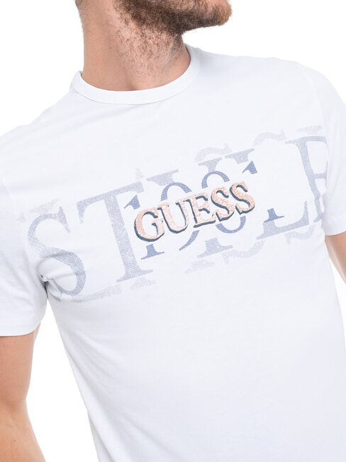 CHEST BOX Baumwoll-T-Shirt mit Aufdruck purwei&szlig; - Herren-T-Shirts